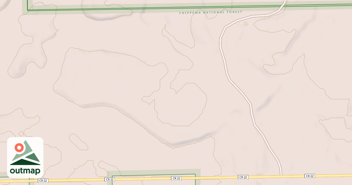 Map of LOUIS WEST SPUR 2089