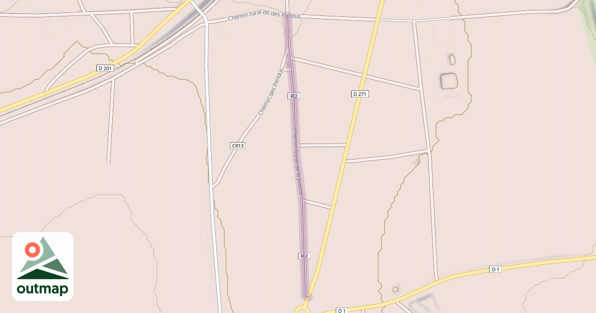 Map of Chemin Rural de la Justice