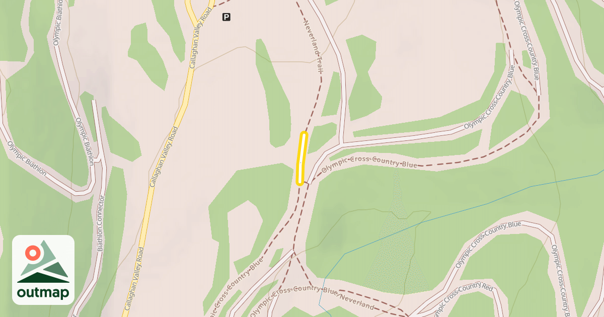 Map of Neverland Trail