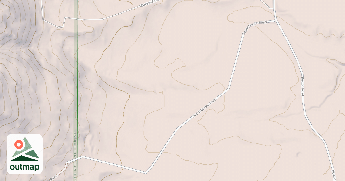 Map of HANSON GULCH