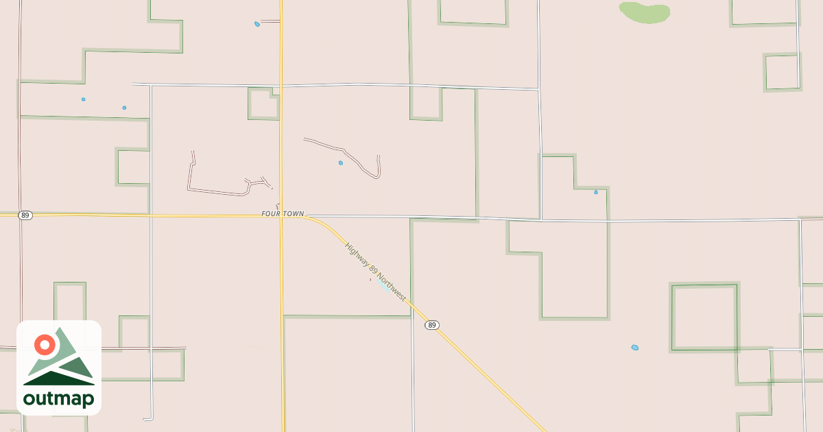 Map of Fourtown-Grygla Trail System