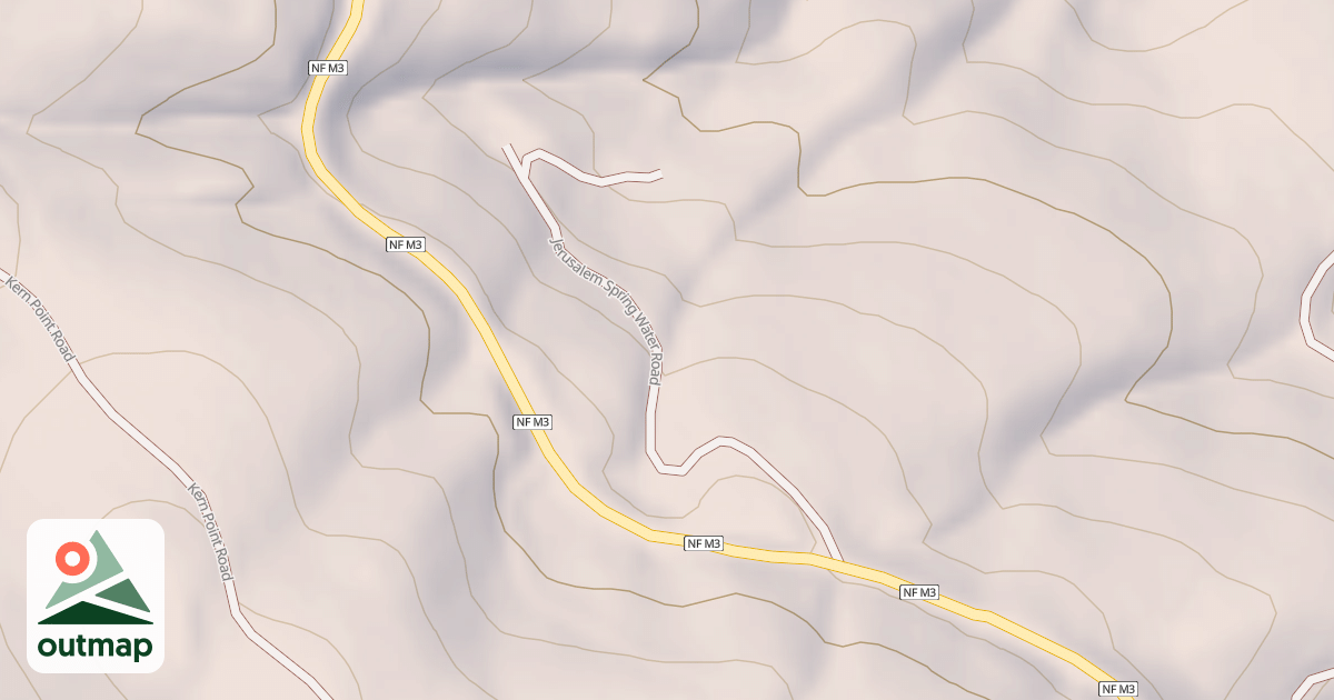 Map of JERUSALEM SPRING WATER