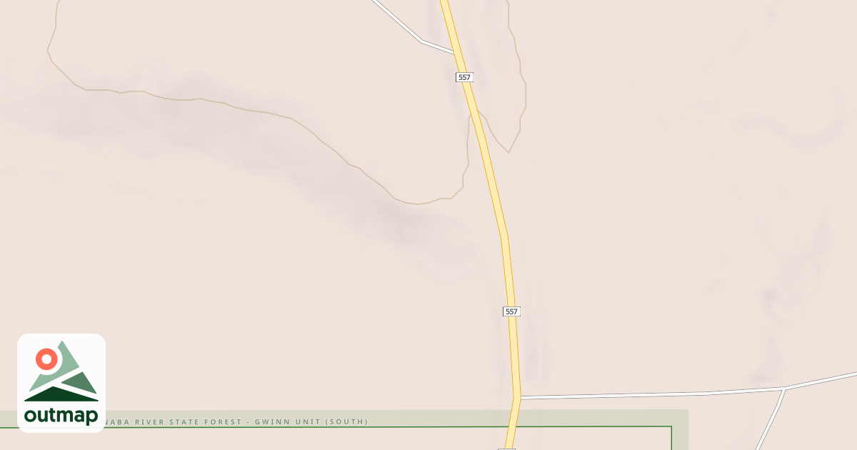 Map of Powers-arnold Route