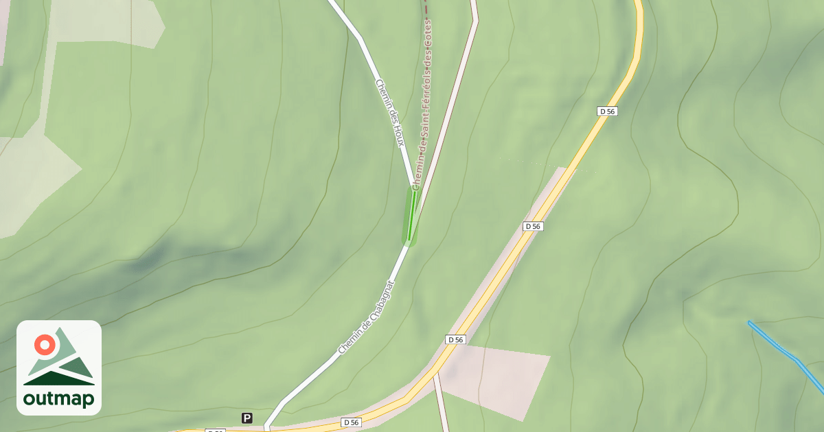 Map of Chemin de Chabagnat