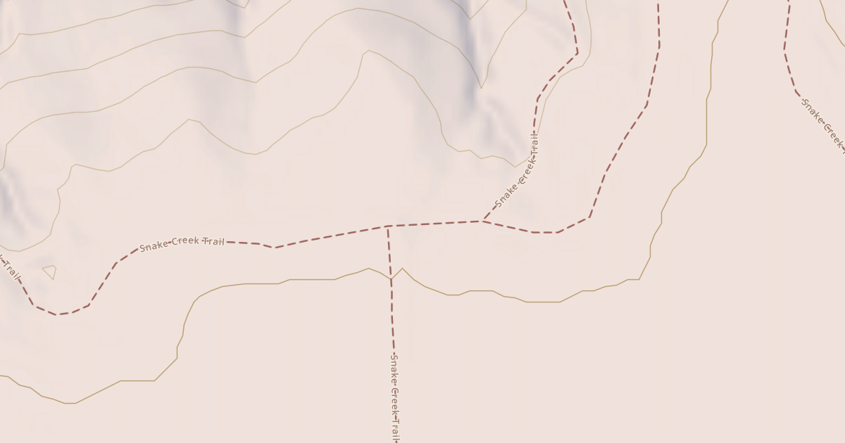 Map preview of Snake Creek Trail