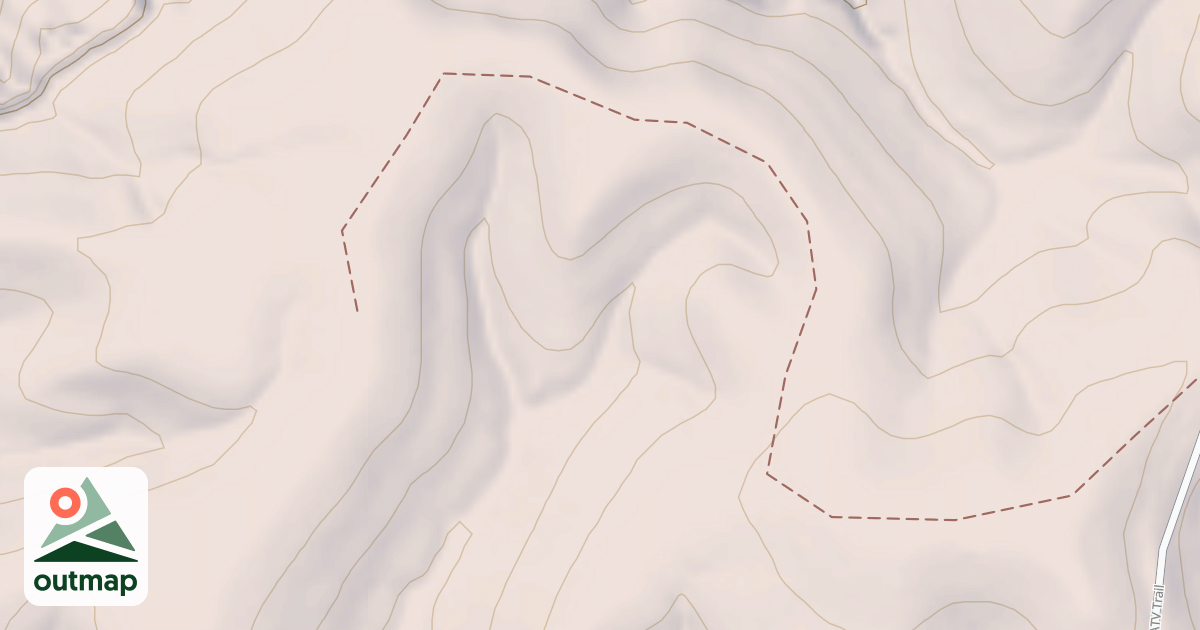 Map of USFS Motor Vehicle Use Map Trails 20664