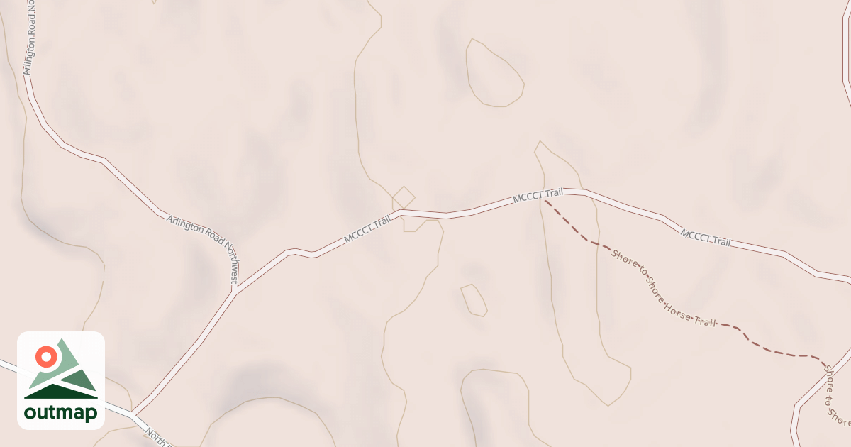 Map of Shore To Shore Trail