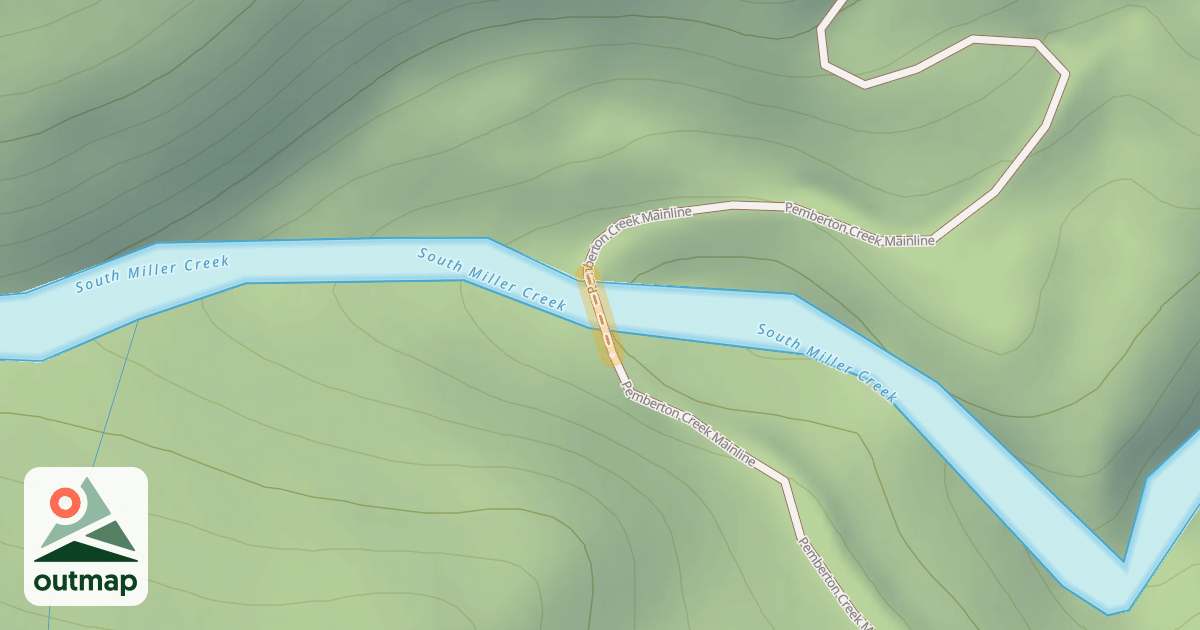 Map of Pemberton Creek Mainline