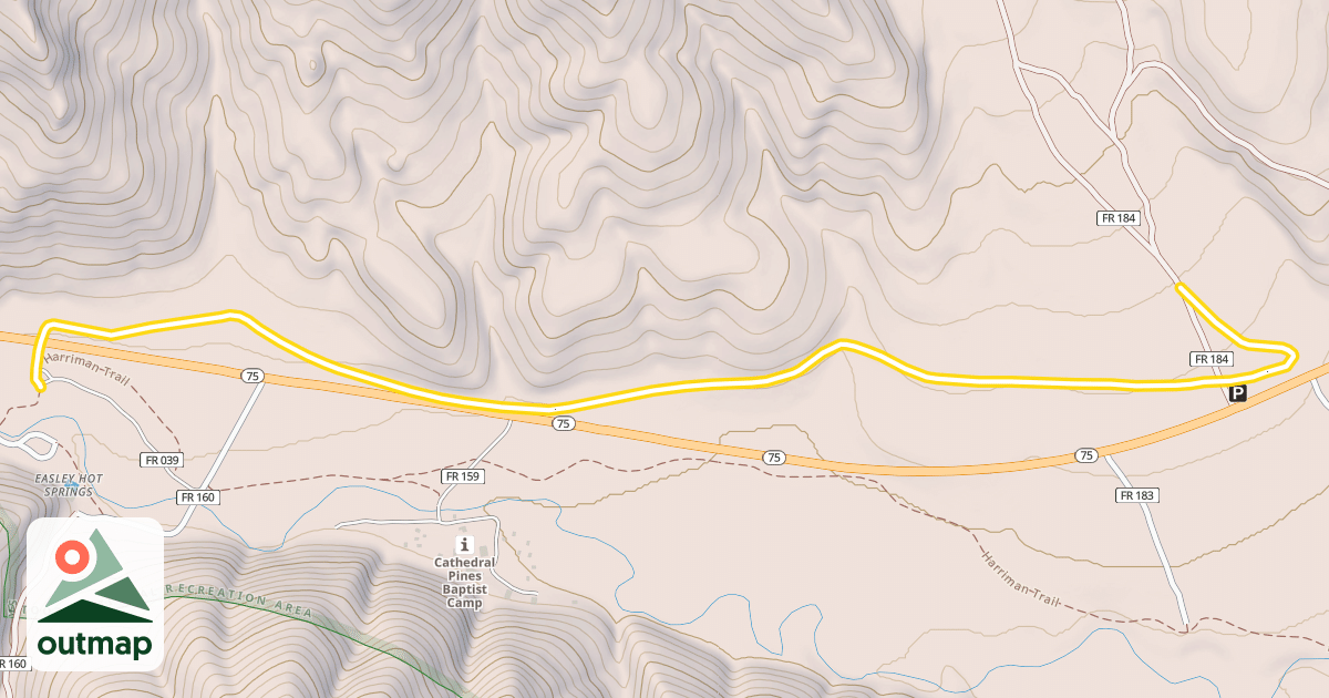 Map of Silver Creek Loop (Snowmobile)