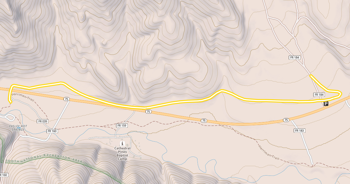 Map preview of Silver Creek Loop (Snowmobile)