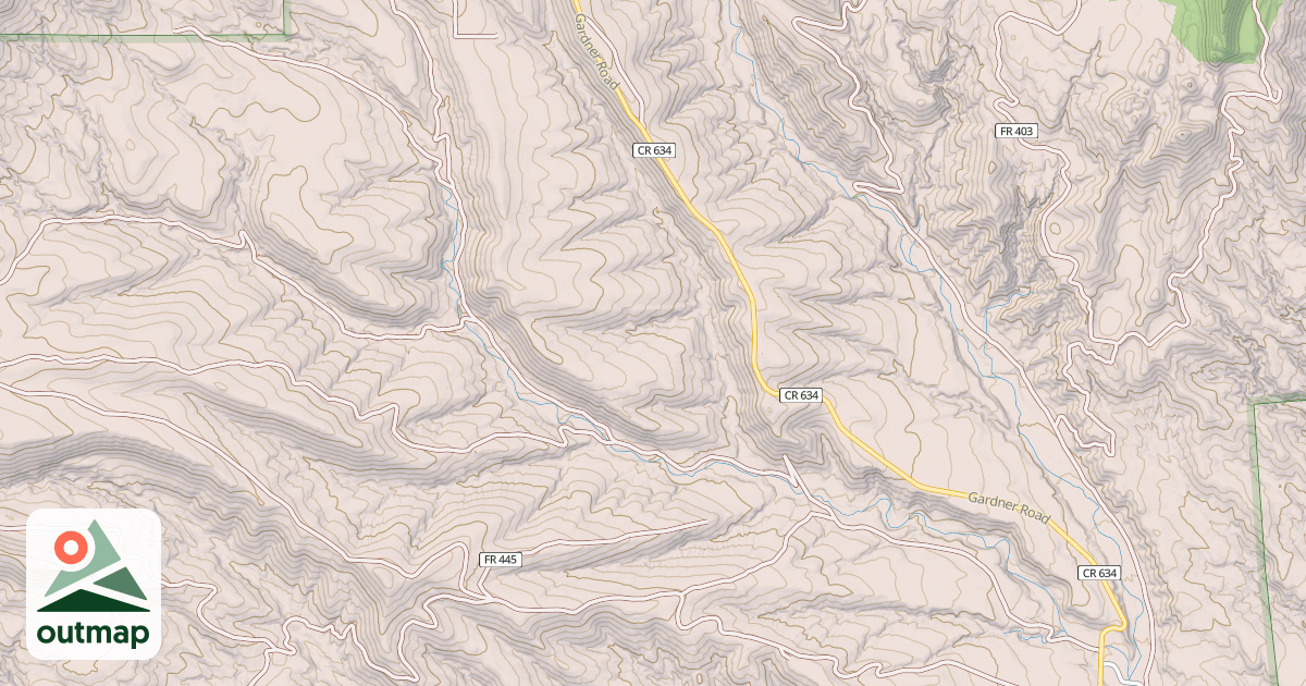 Map of REED GULCH