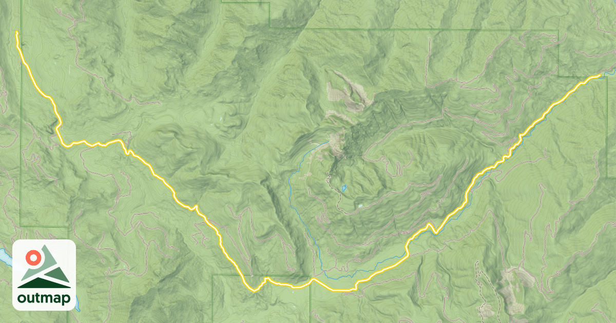 Map of Finney-Cumberland Road