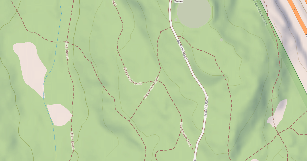 Map preview of Mountain Bike Loop