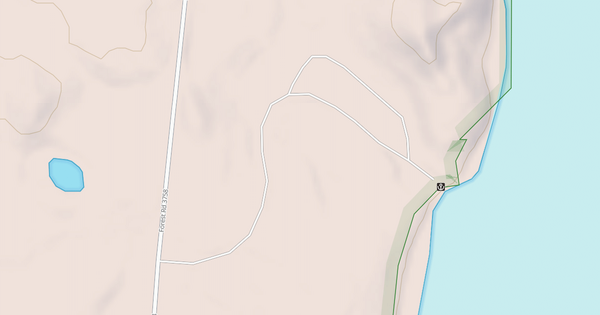 Map preview of CLUBHOUSE LAKE BOAT ACCESS