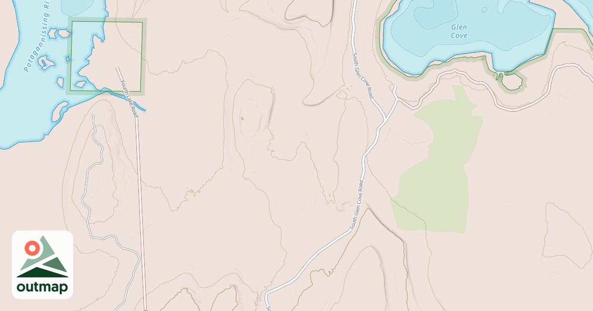 Map of Drummond Island Trail