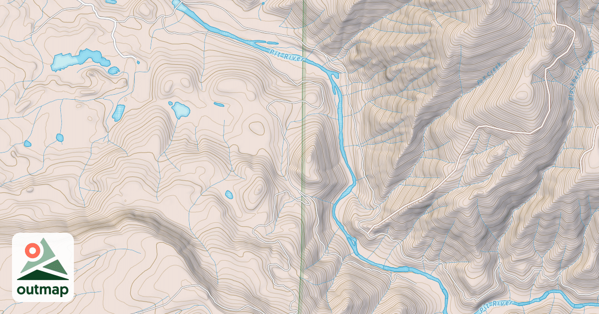 Map of DEEP CREEK