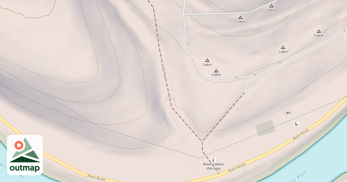 Map of Cook Forest State Park Trails