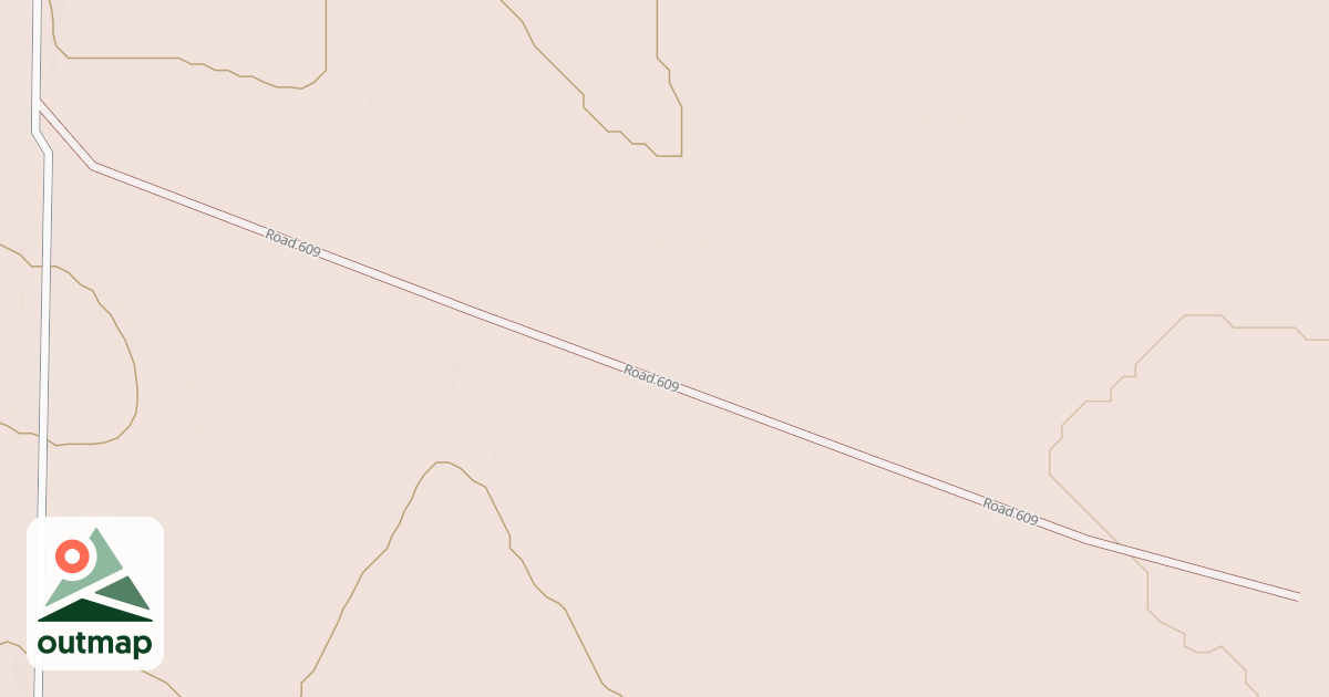 Map of ROAD 609