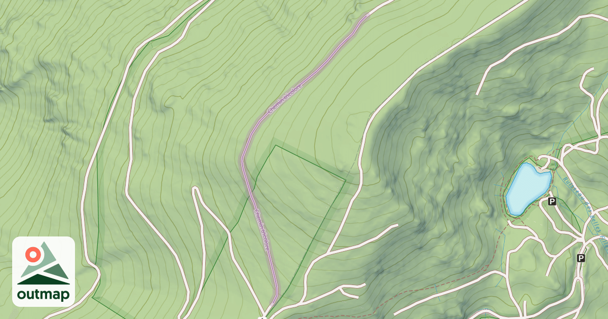 Map of Chemin tricolore