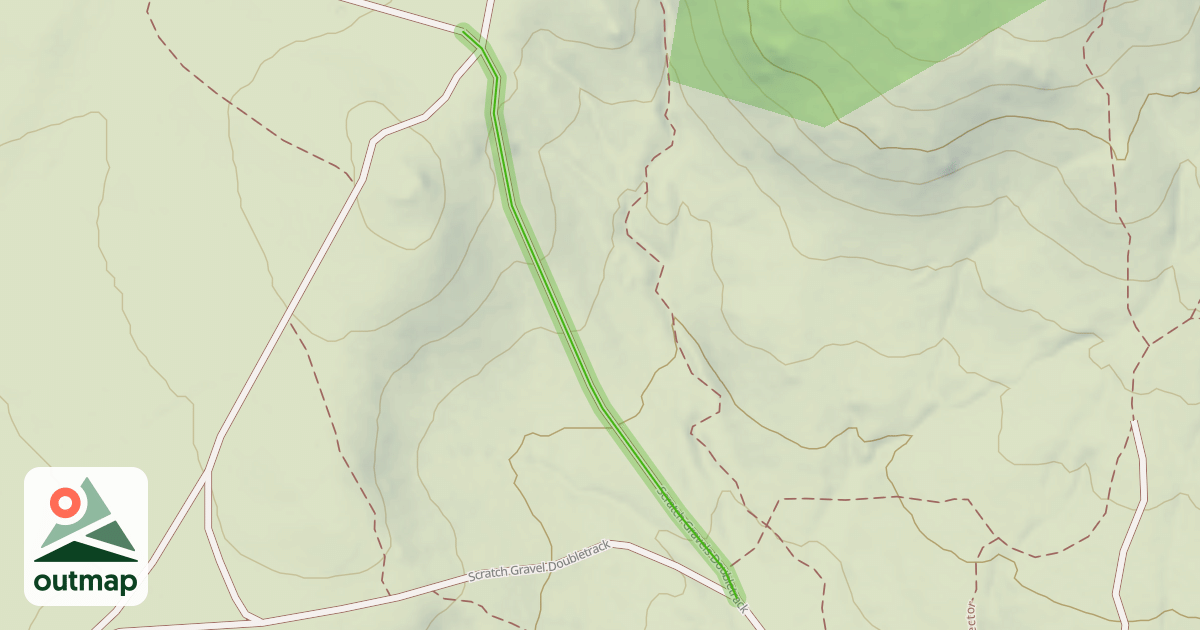 Map of Scratch Gravels Doubletrack