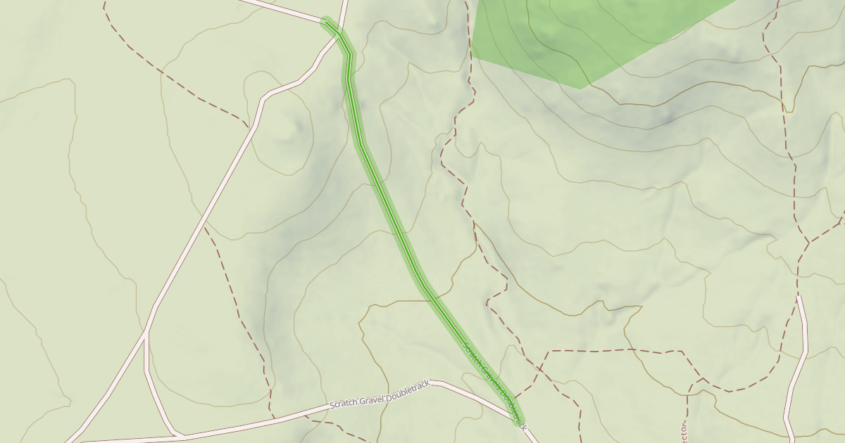 Map preview of Scratch Gravels Doubletrack