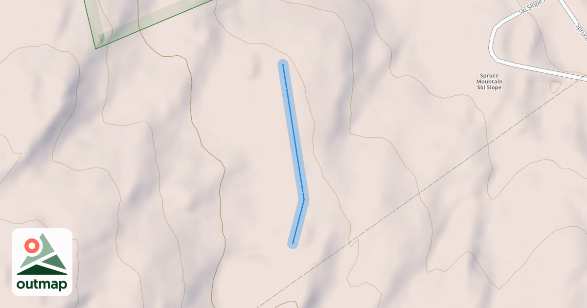 Map of Cross Cut