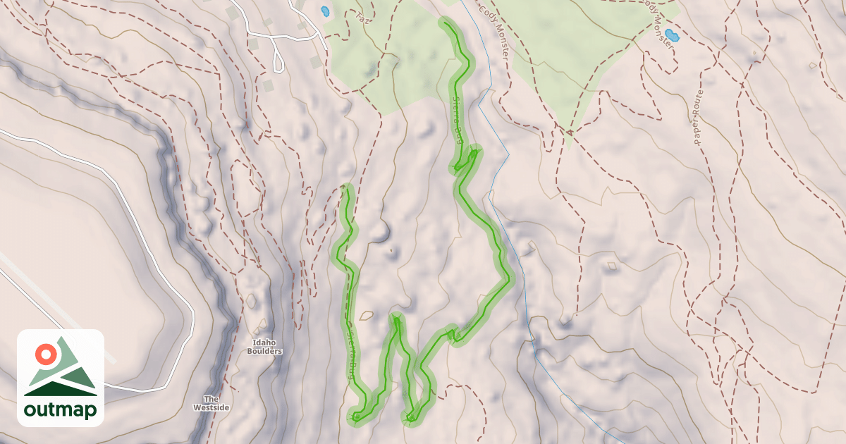 Map of Sierra Bug