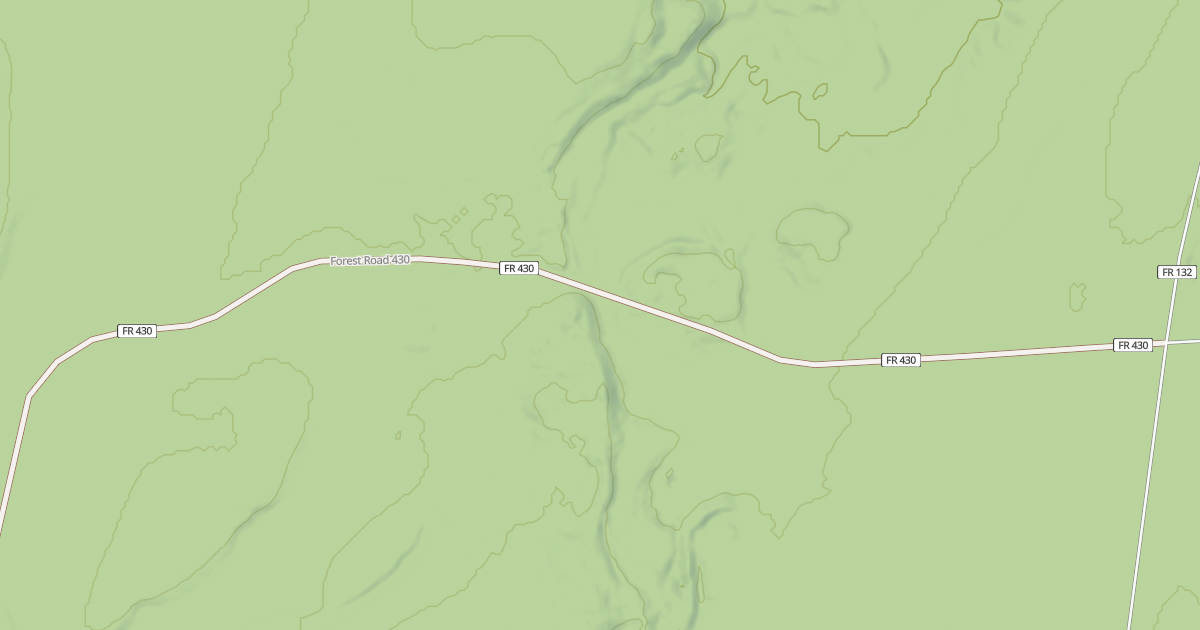 Map preview of FR 430