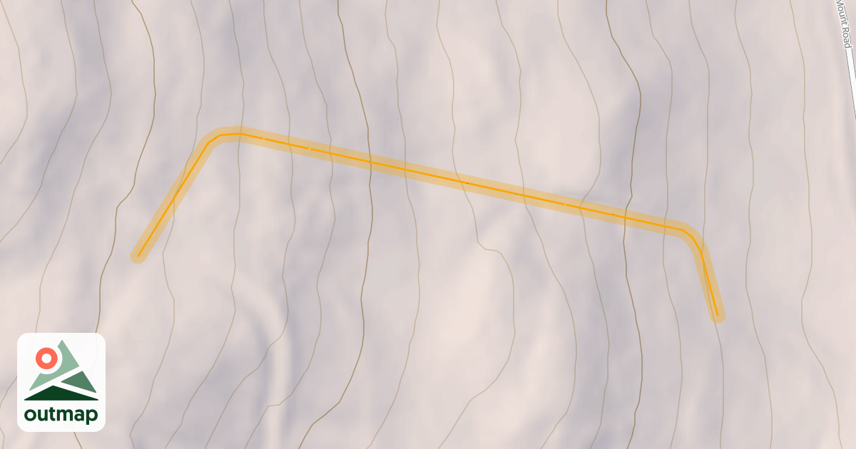Map of Old T-Bar Line