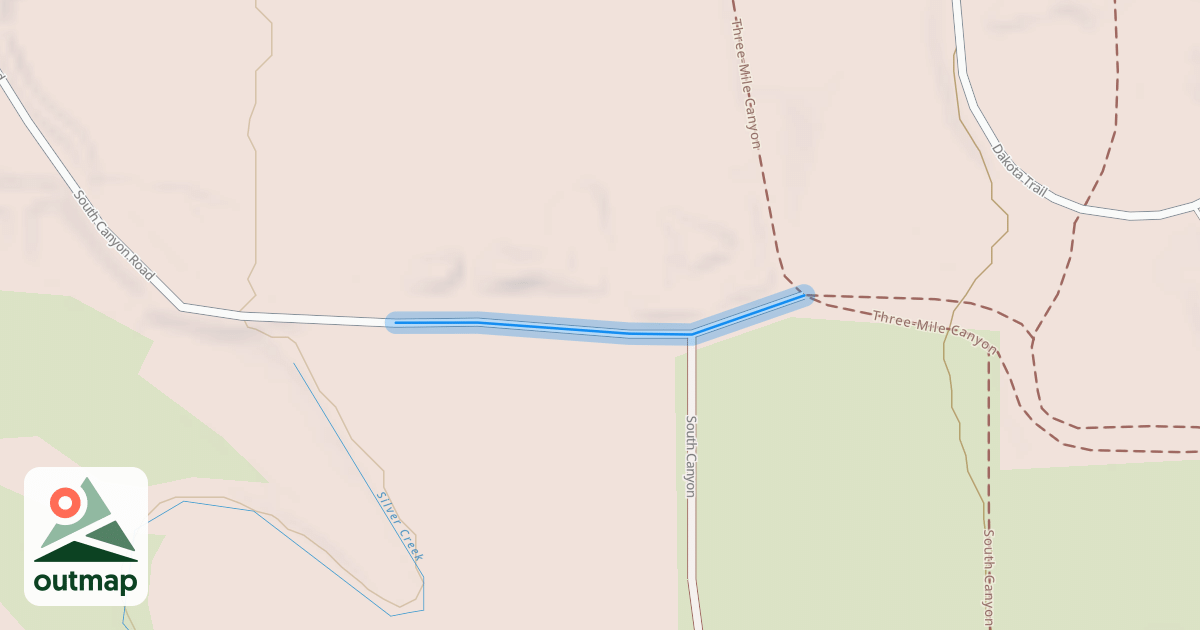 Map of South Canyon