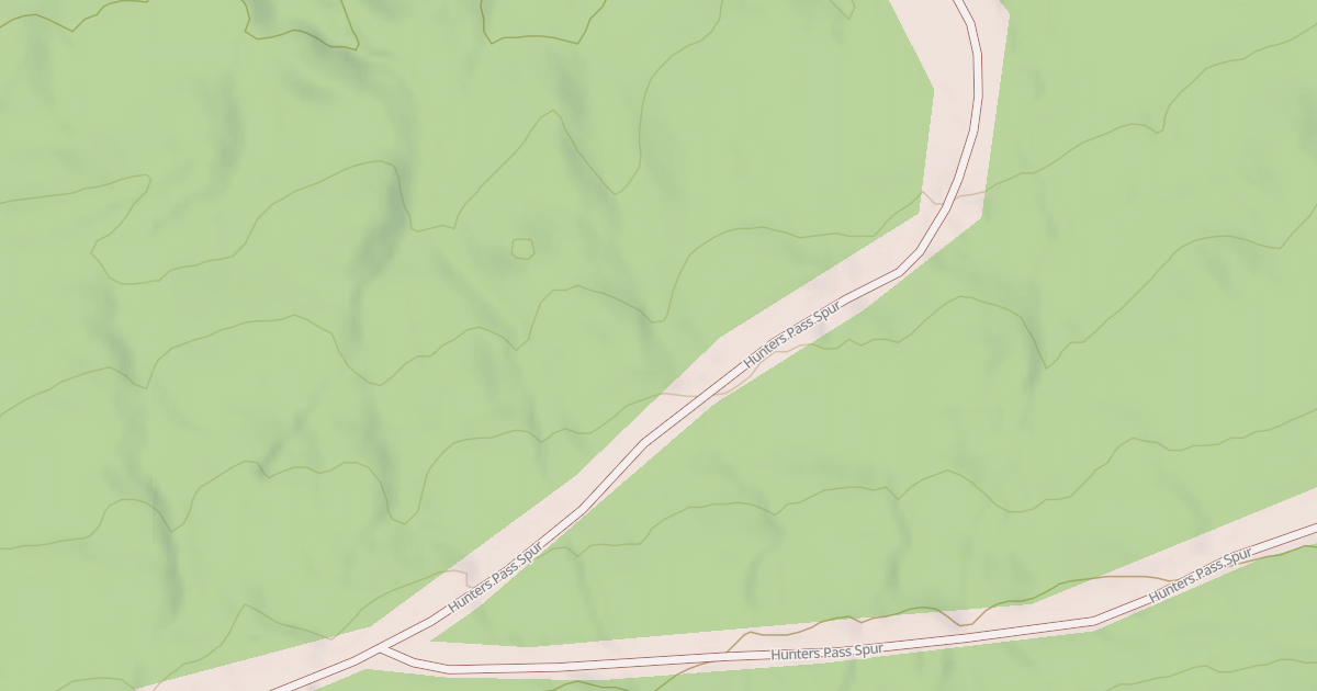 Map preview of HUNTER PASS SPUR B