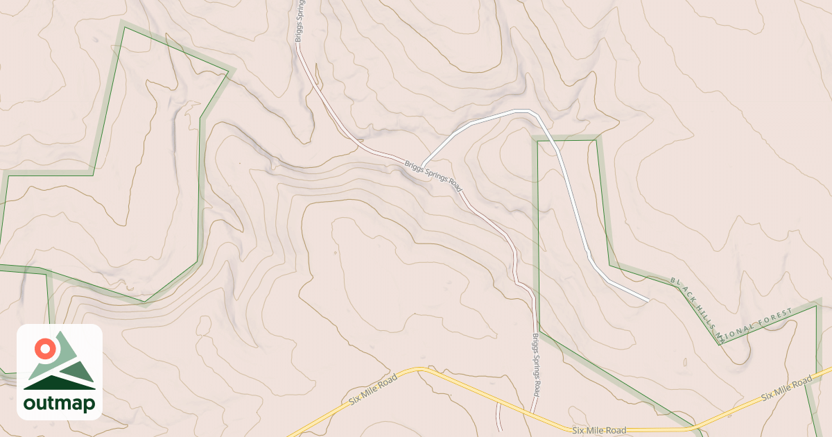 Map of BRIGGS SPRING