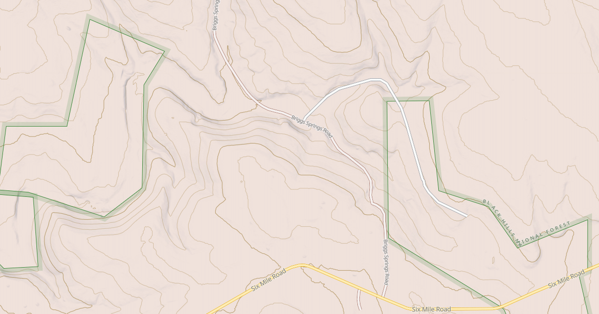 Map preview of BRIGGS SPRING