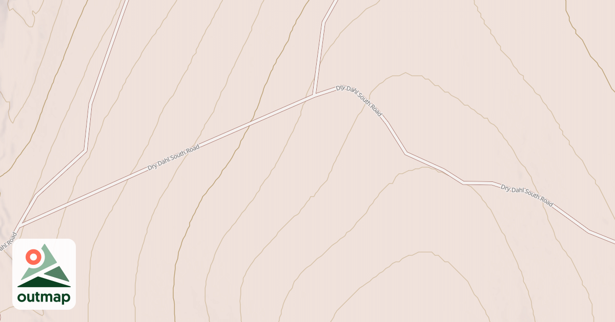 Map of DRY DAHL SOUTH