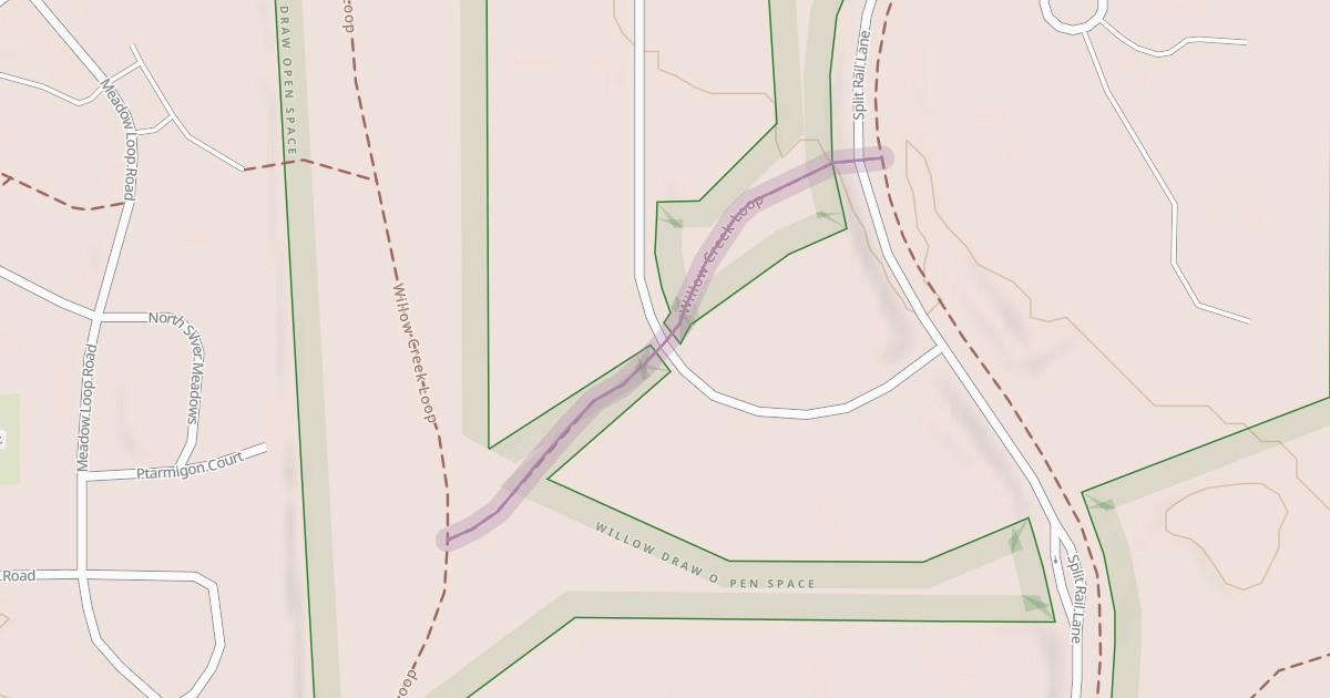 Map preview of Willow Creek Loop