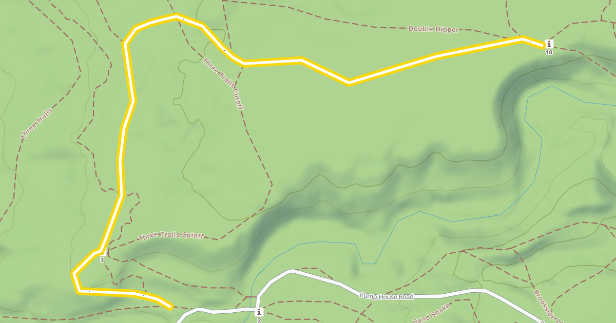 Map preview of North Brook Trail