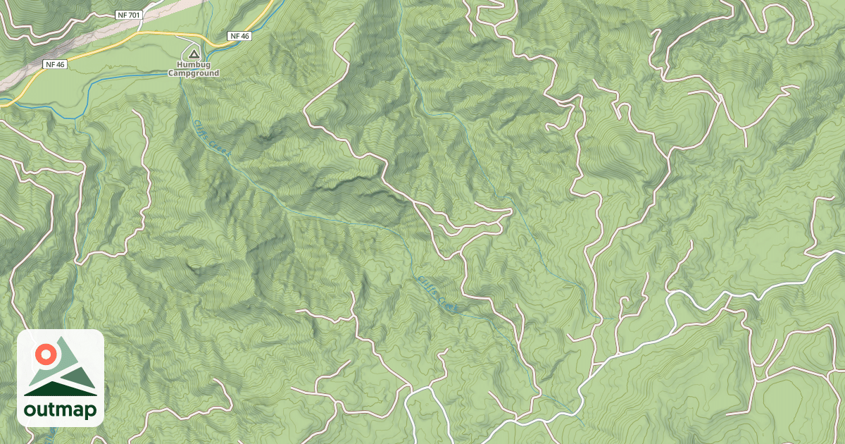 Map of USFS National Forest System Roads {C667E5CD-4713-49EF-B769-58D3EBEFC31E}