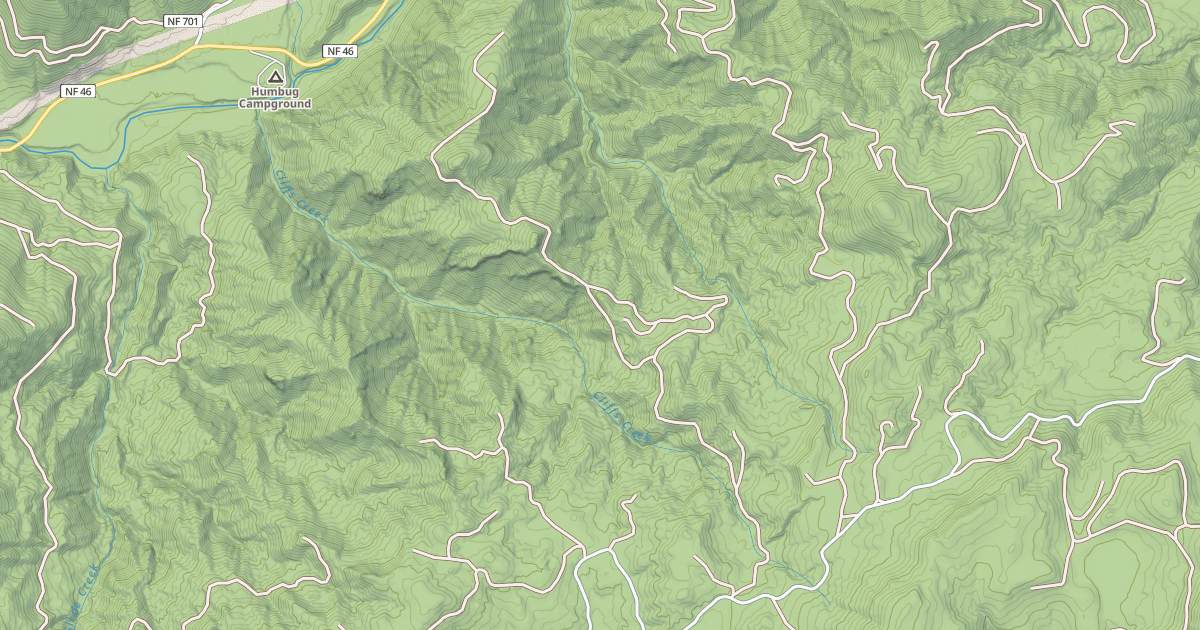 Map preview of USFS National Forest System Roads {C667E5CD-4713-49EF-B769-58D3EBEFC31E}