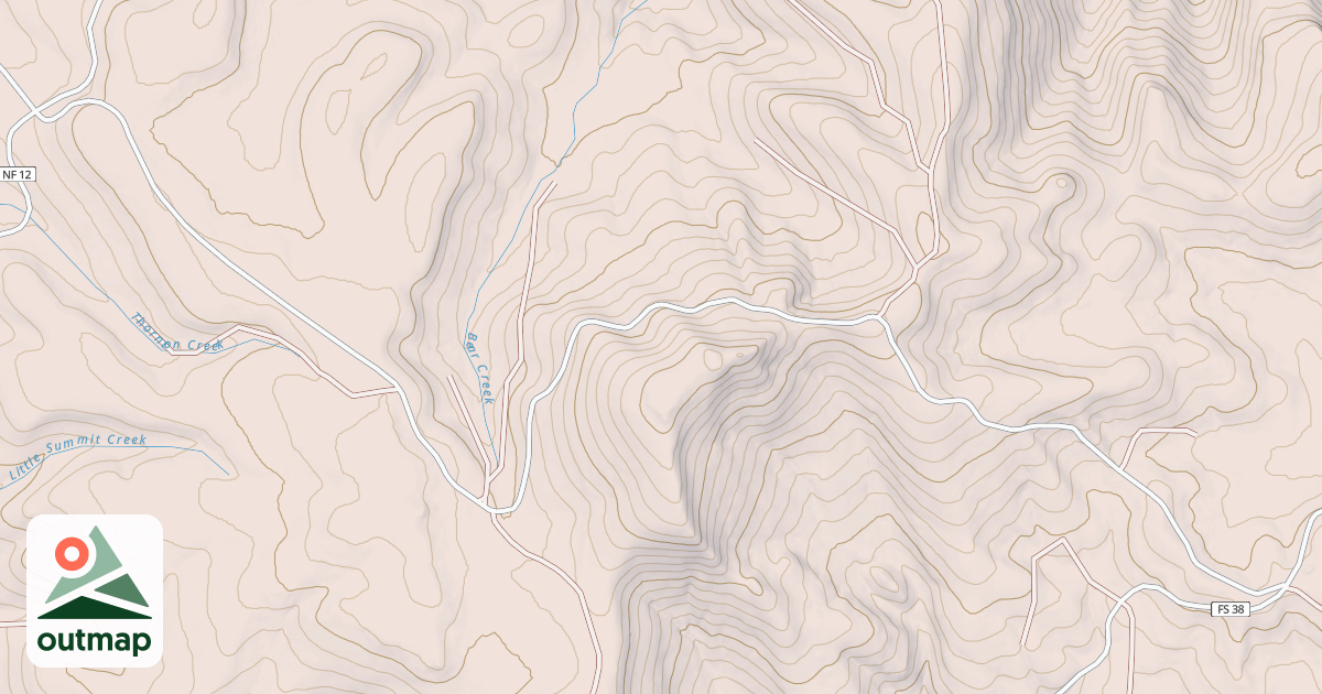Map of USFS Motor Vehicle Use Map Roads {08680338-1E0B-47FD-B587-4FA11867291A}