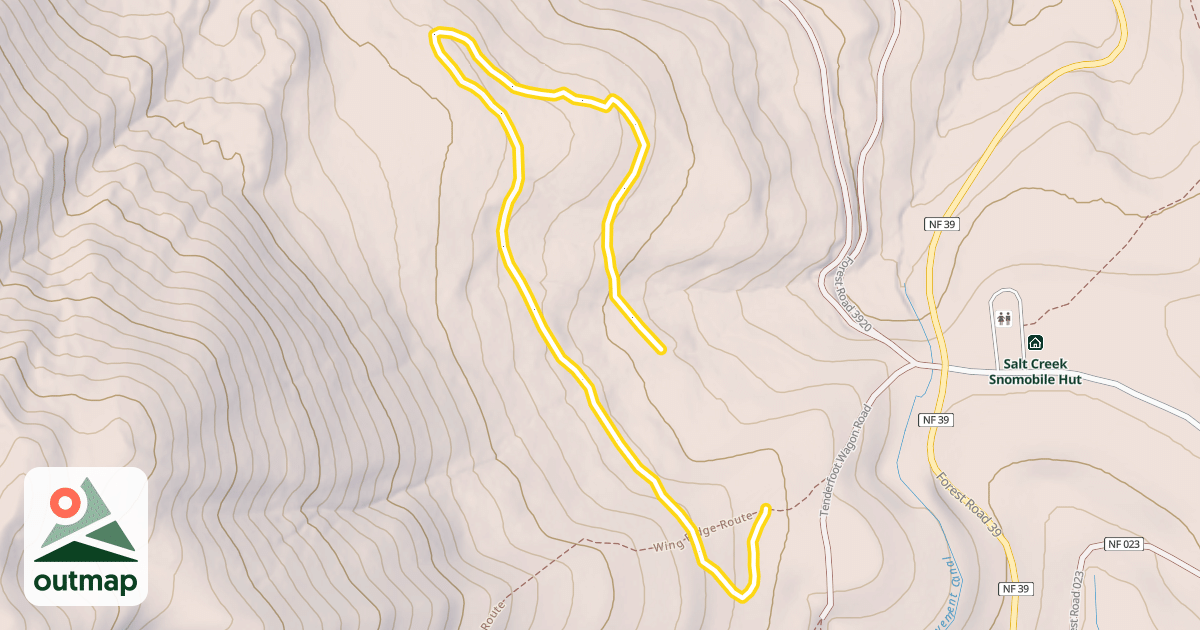 Map of Devil's View Trail