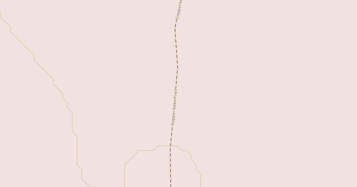 Map preview of Copper Lake Trail