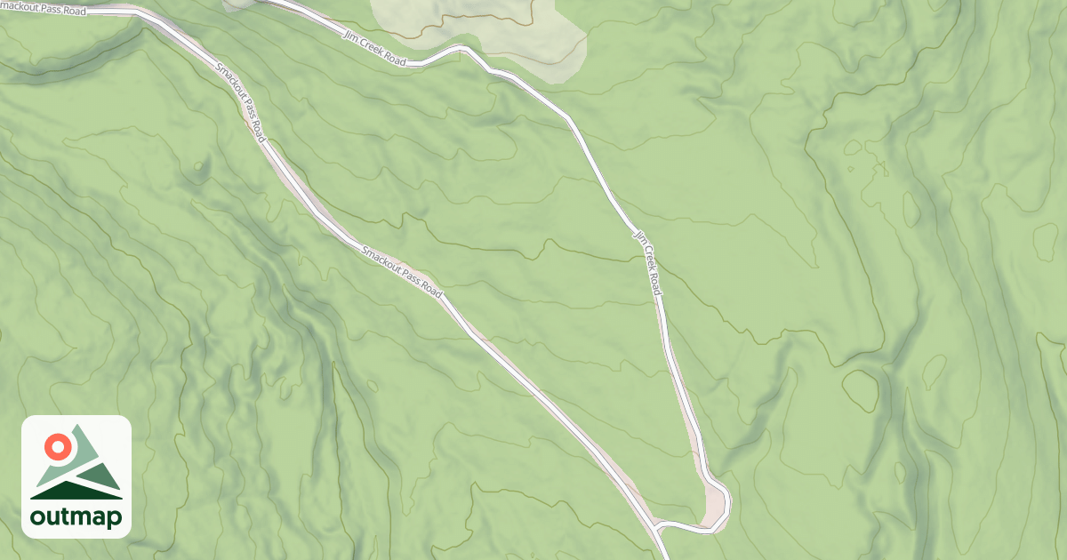 Map of JIM CREEK MINE