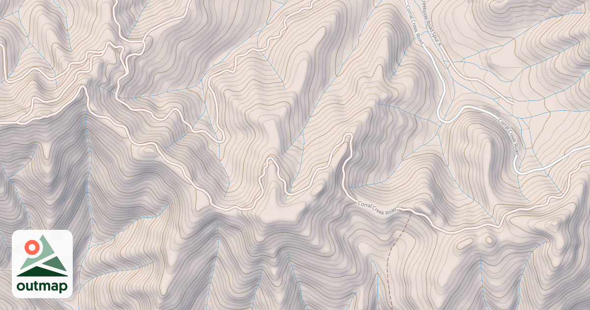 Map of CORRAL CREEK