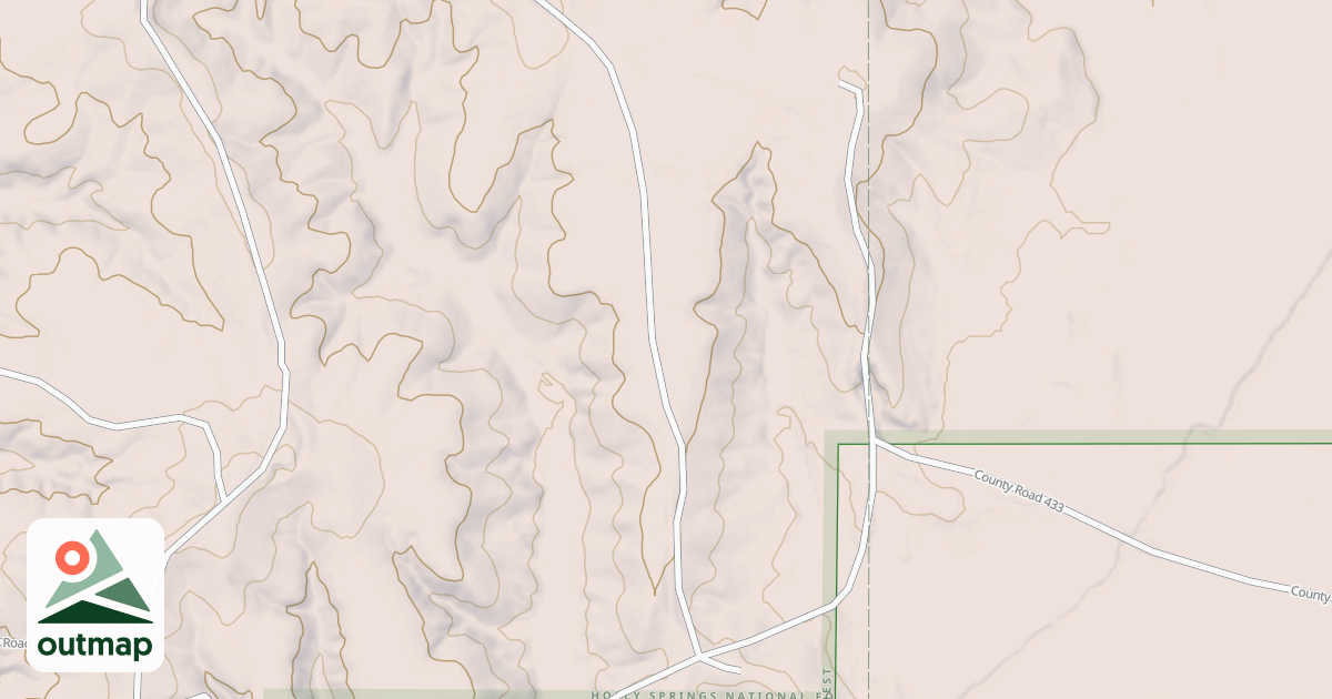 Map of USFS Motor Vehicle Use Map Roads {69A2875D-A2CB-4484-8CFB-5949089AF550}