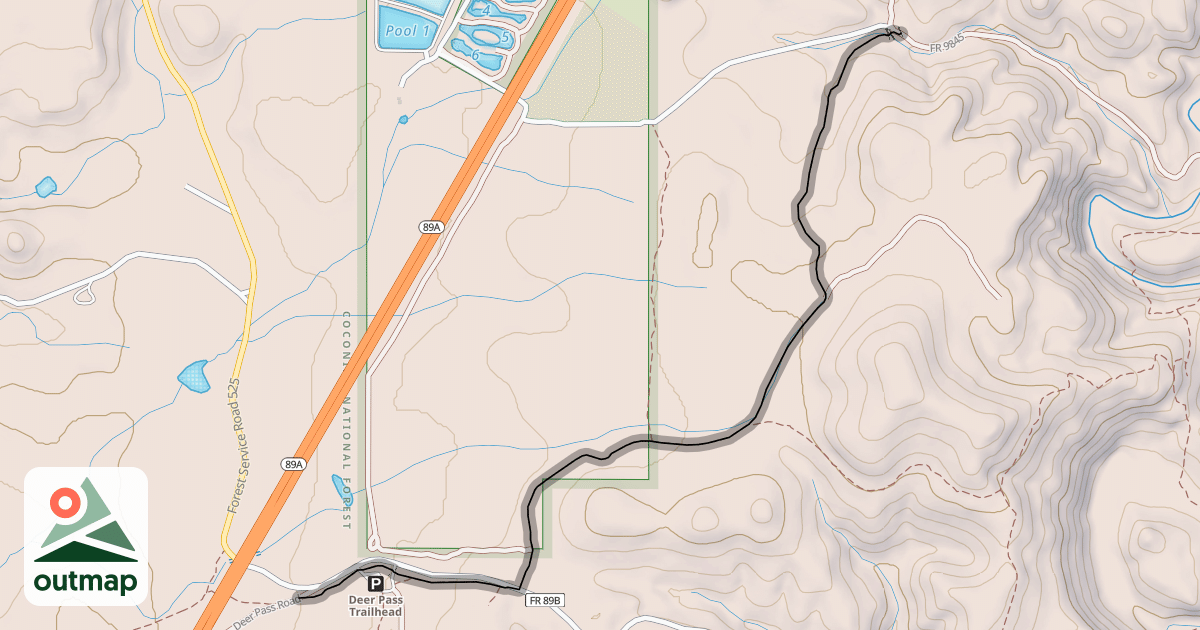 Map of Lime Kiln Trail