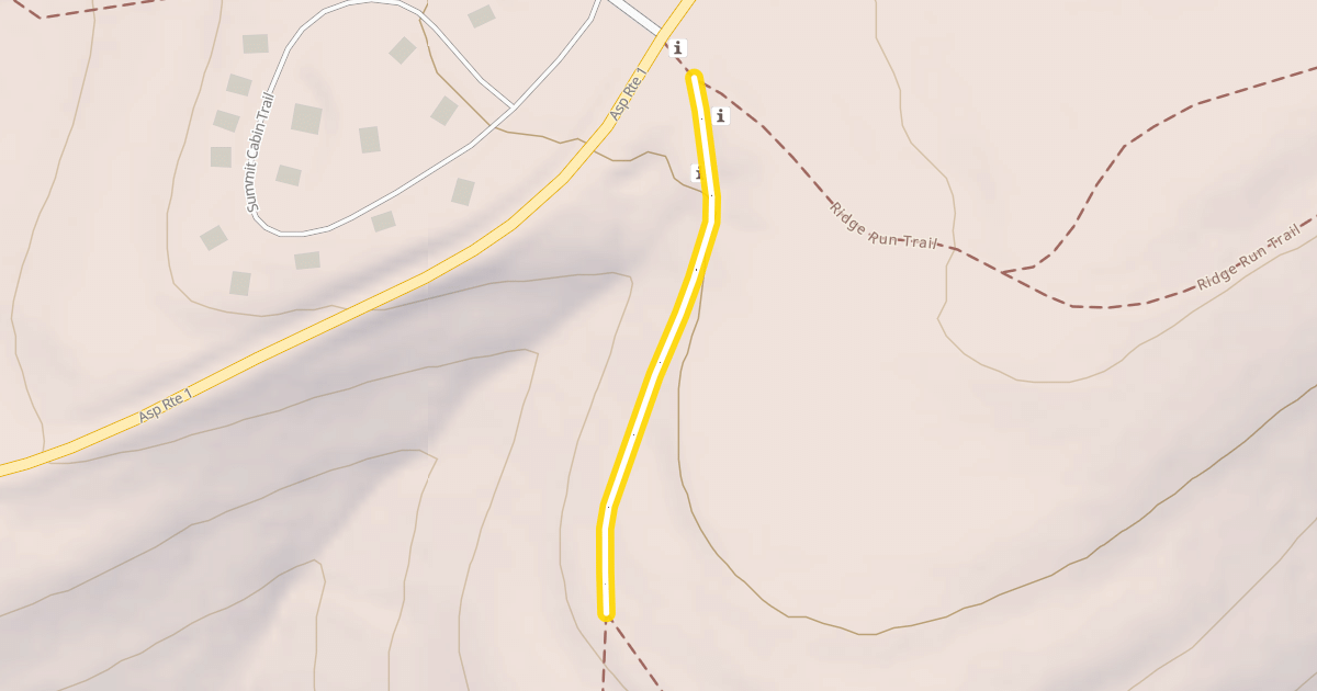 Map preview of Snowsnake Run