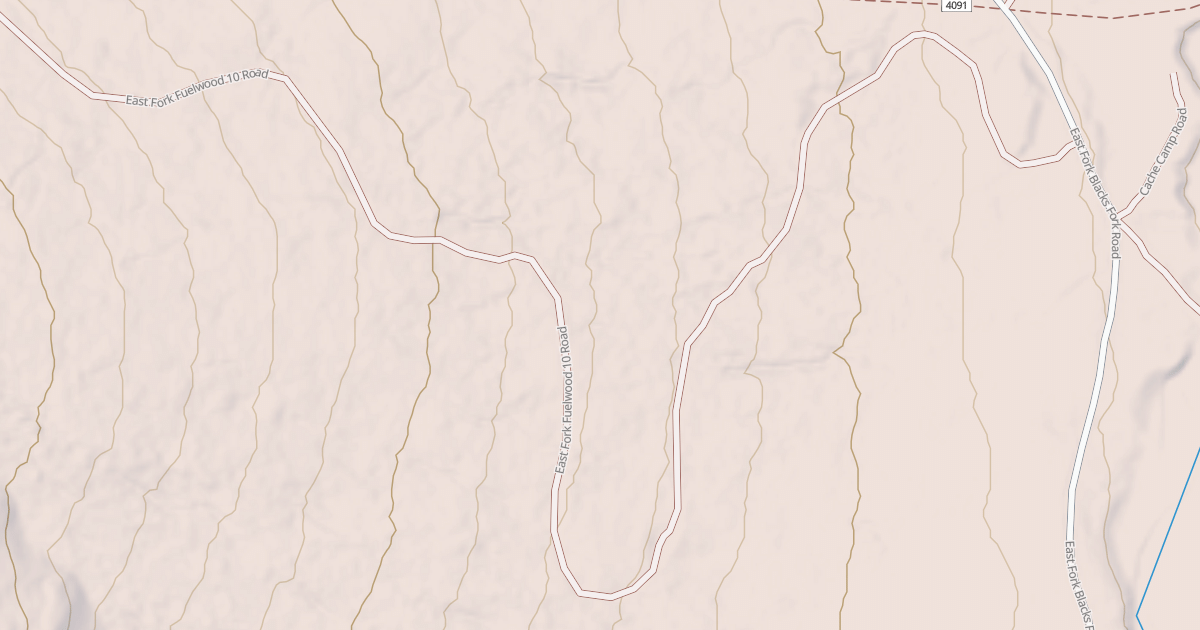 Map preview of EAST FORK FUELWOOD 10