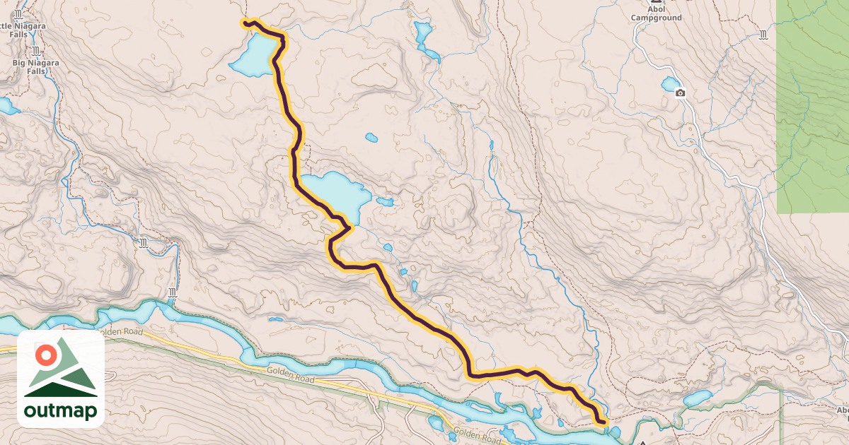 Map of Foss and Knowlton Trail