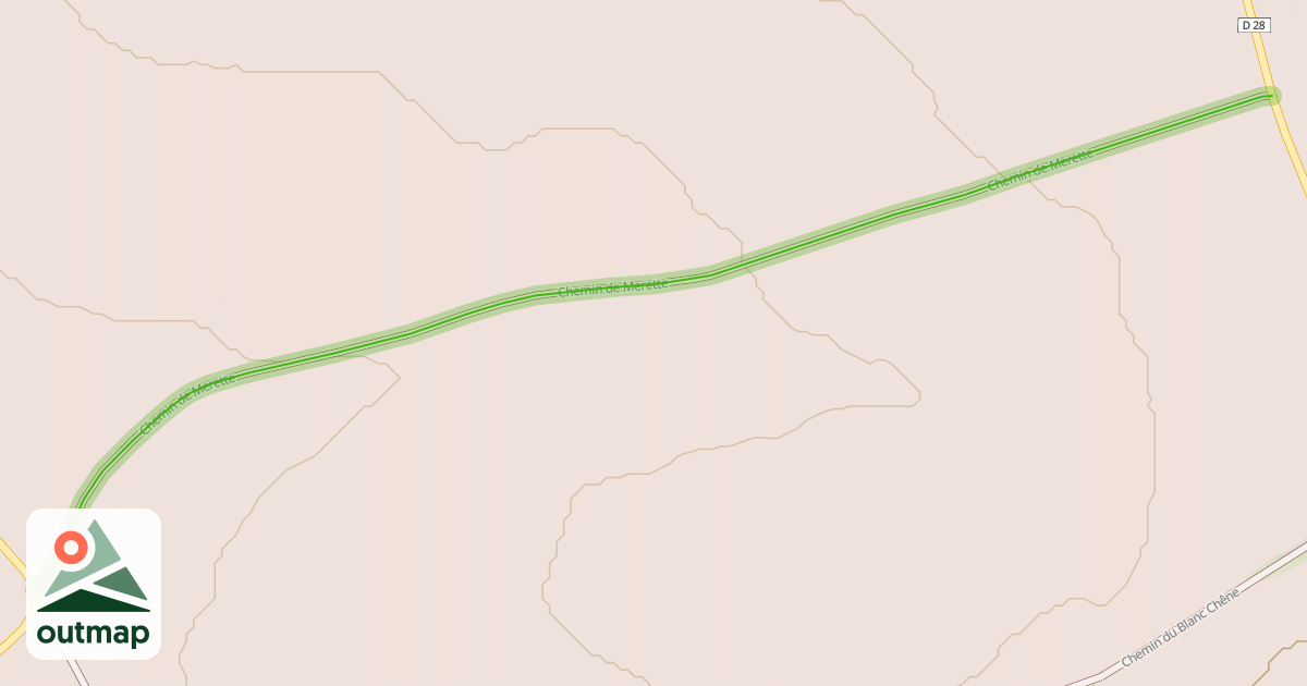 Map of Chemin de Merette