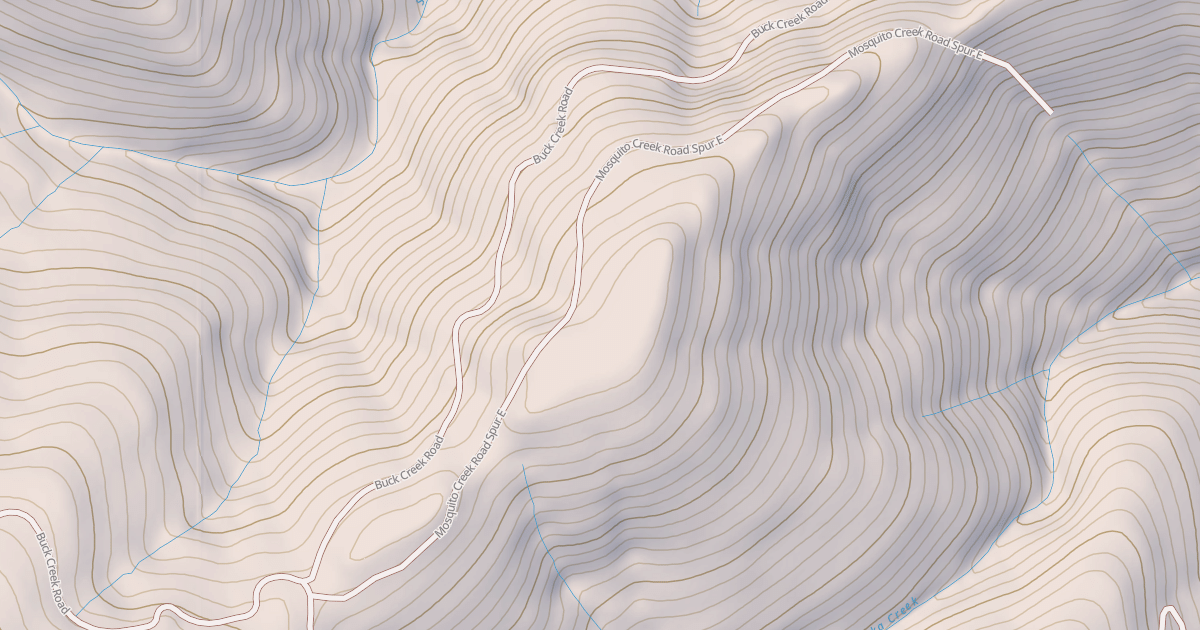 Map preview of MOSQUITO CREEK